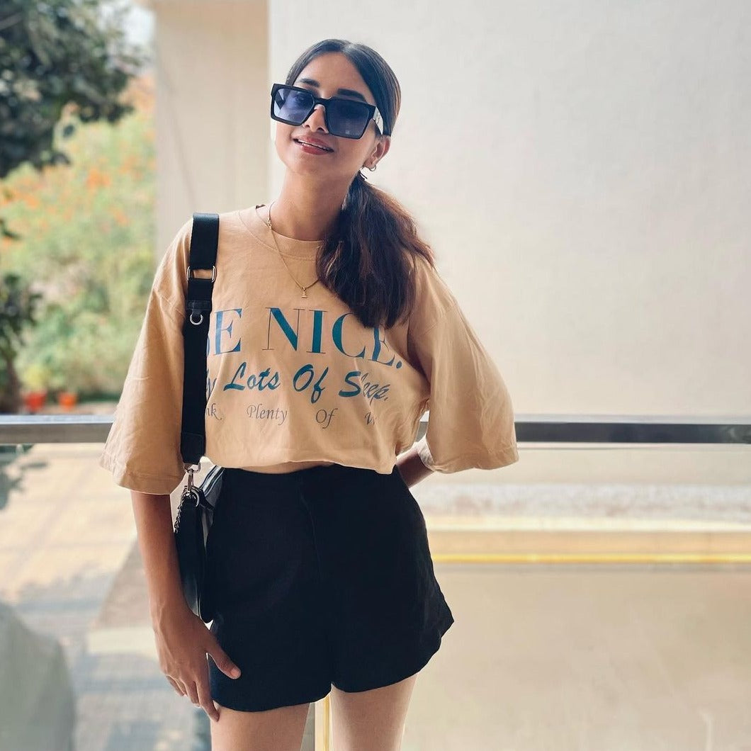 Be Nice Oversized T-Shirt