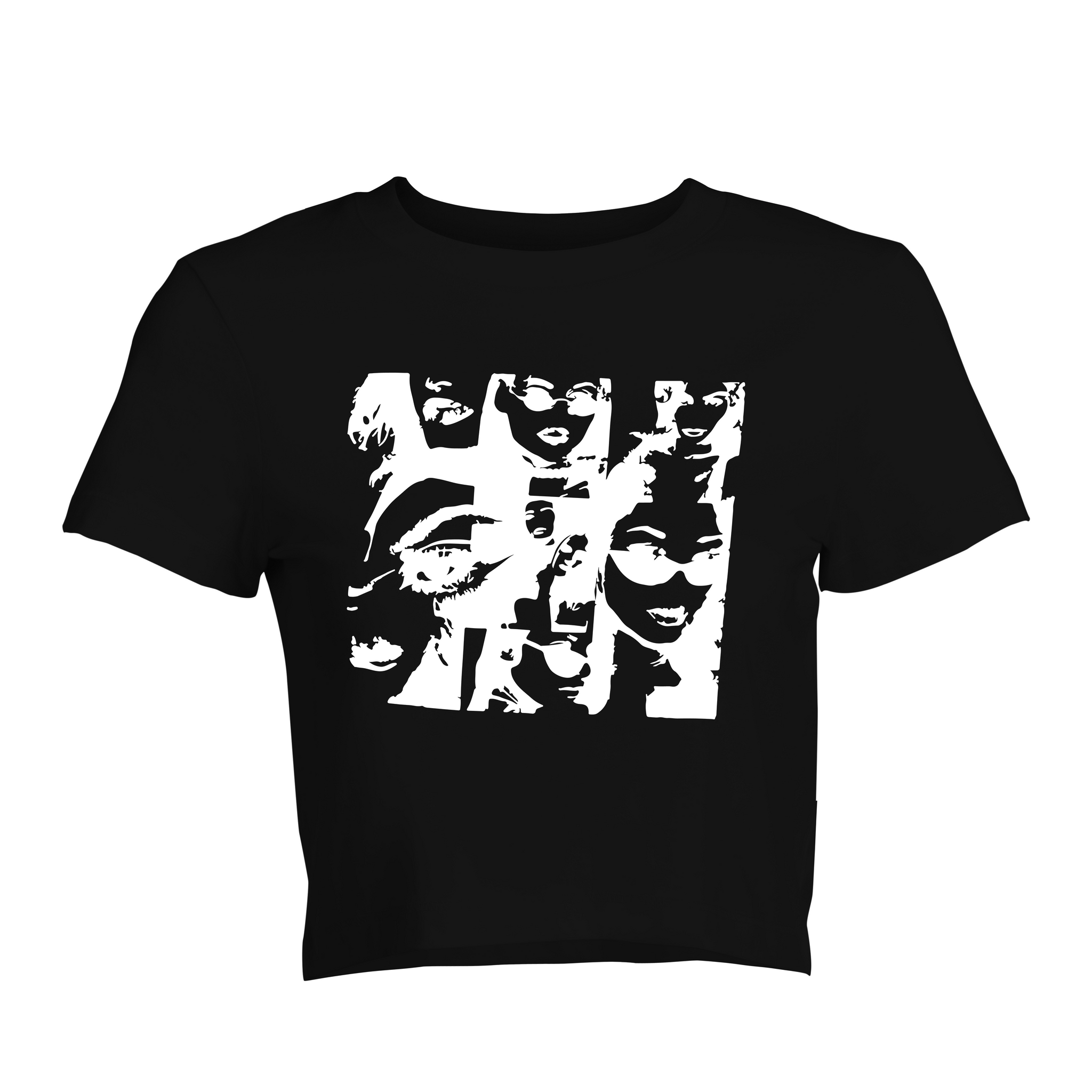 90s Icon Figure Baby Tee | Crop Top