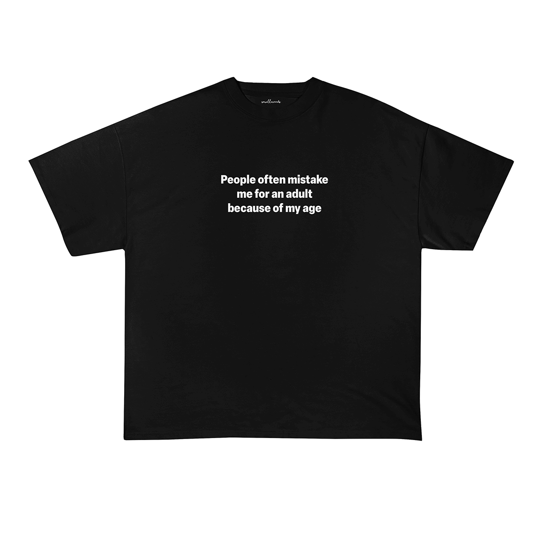 Age Ain't Just a Number Oversized T-Shirt