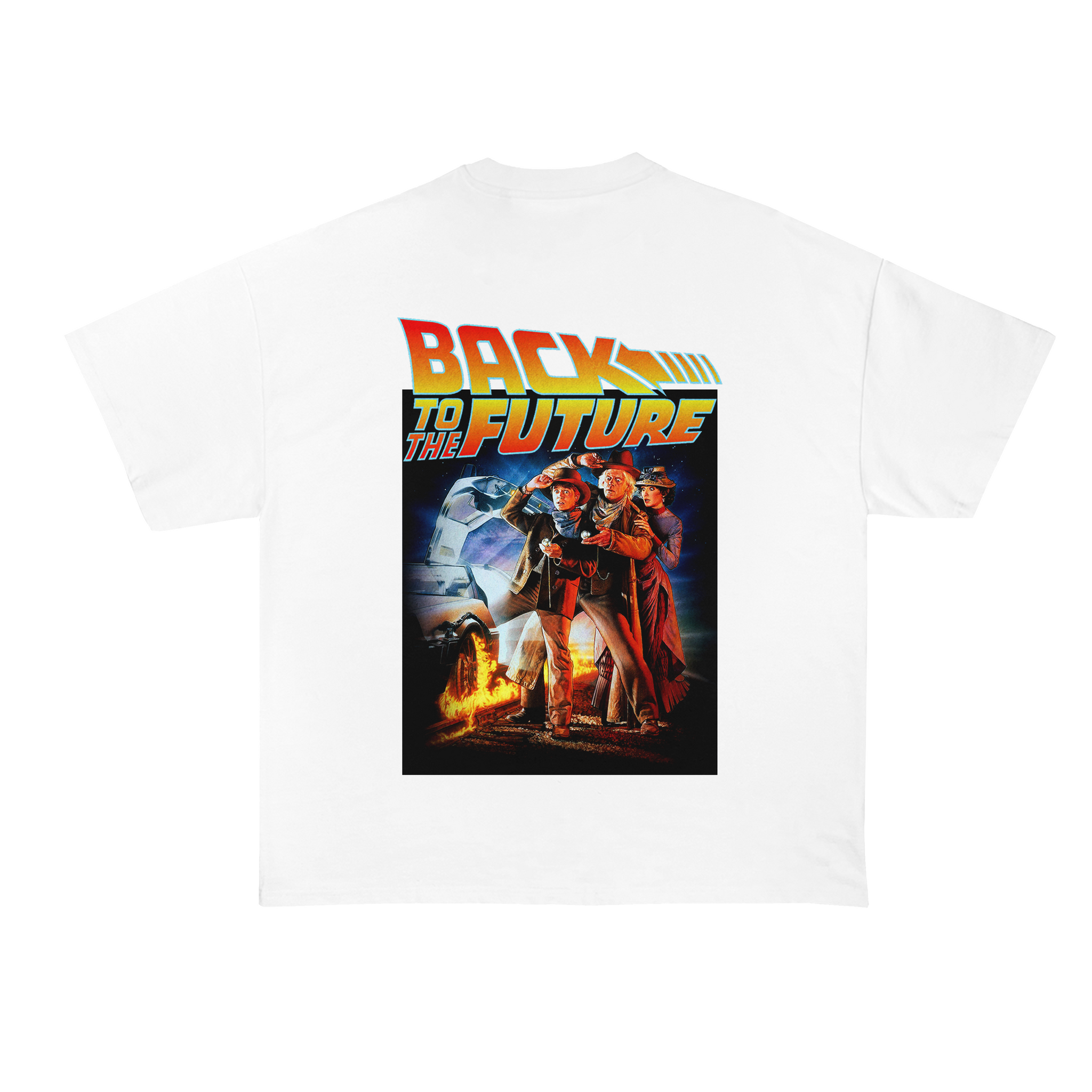Back To The Future Graphic Oversized Tee