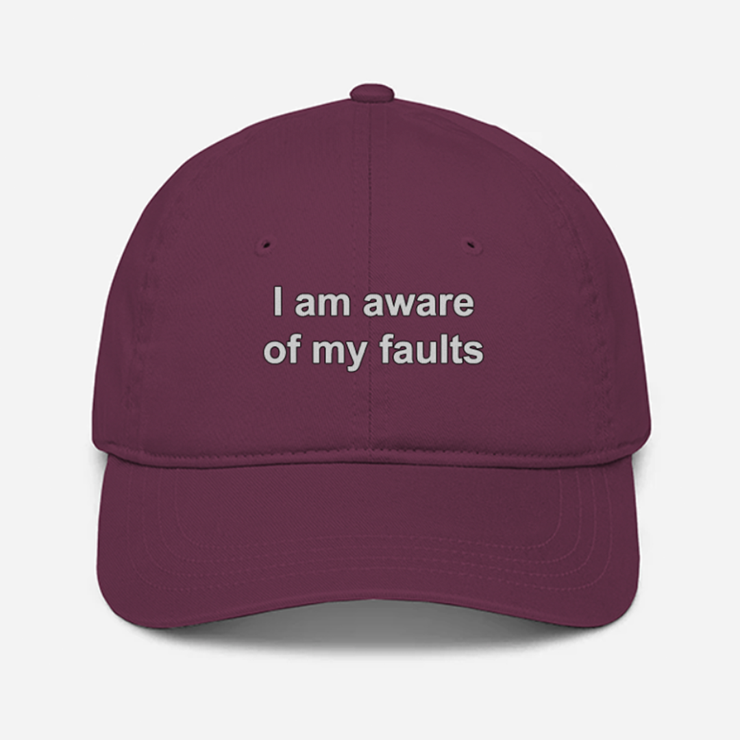 Aware Of My Faults Cap
