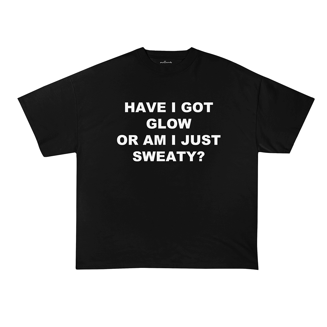 Glow or Sweat? Oversized T-Shirt