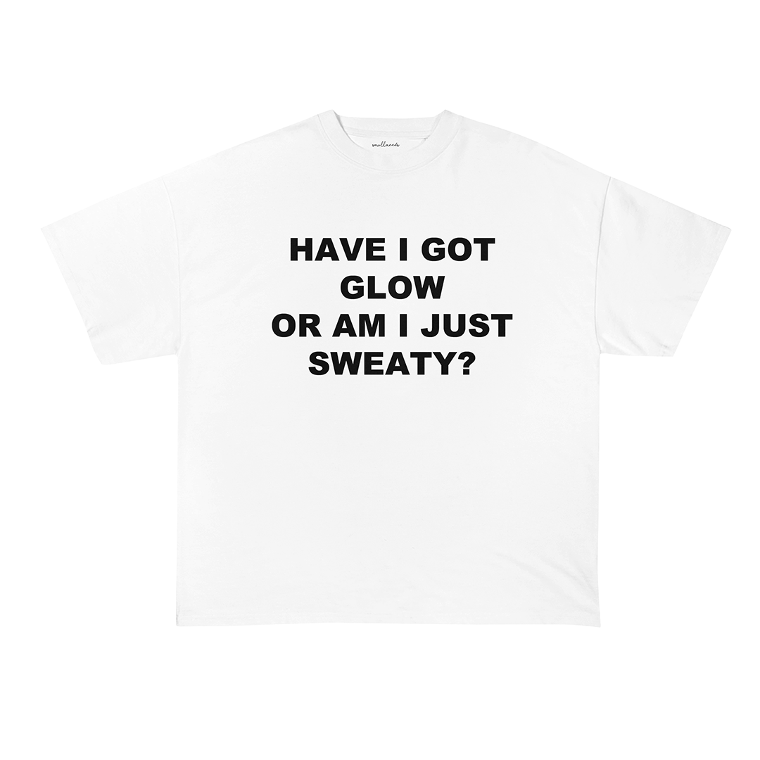 Glow or Sweat? Oversized T-Shirt