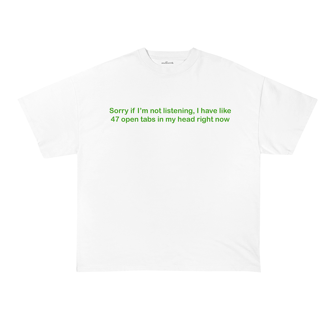 Multitasking Mindset Oversized T-Shirt