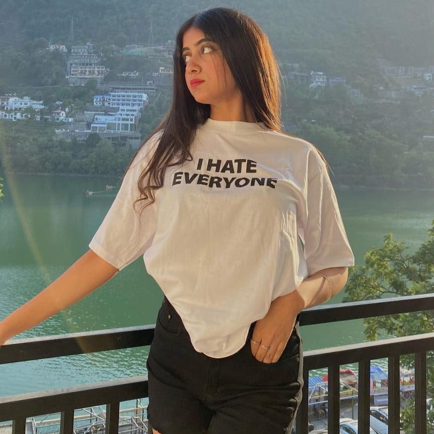 I Hate Everyone Oversized T-Shirt