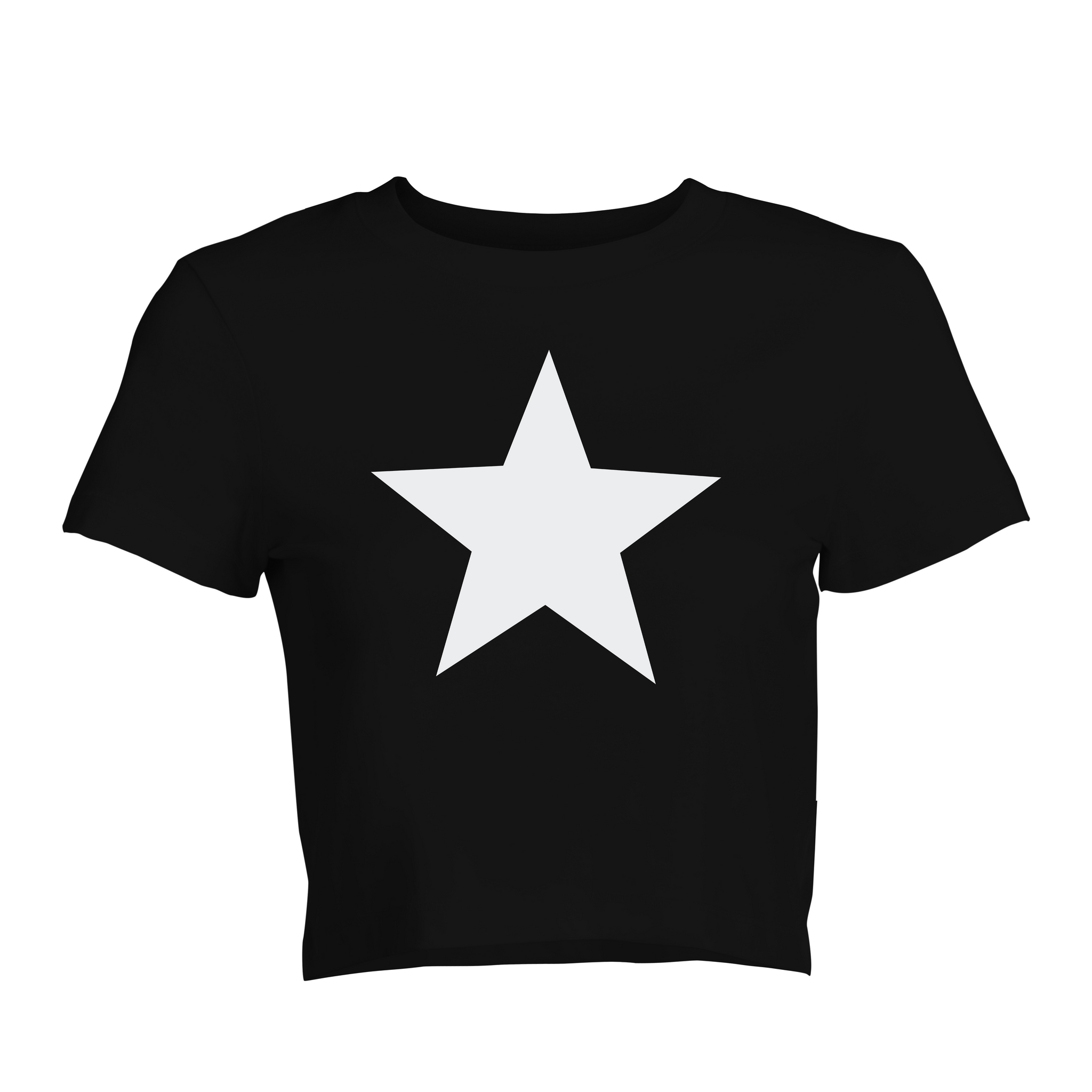 Graphic Star Baby Tee | Crop Top