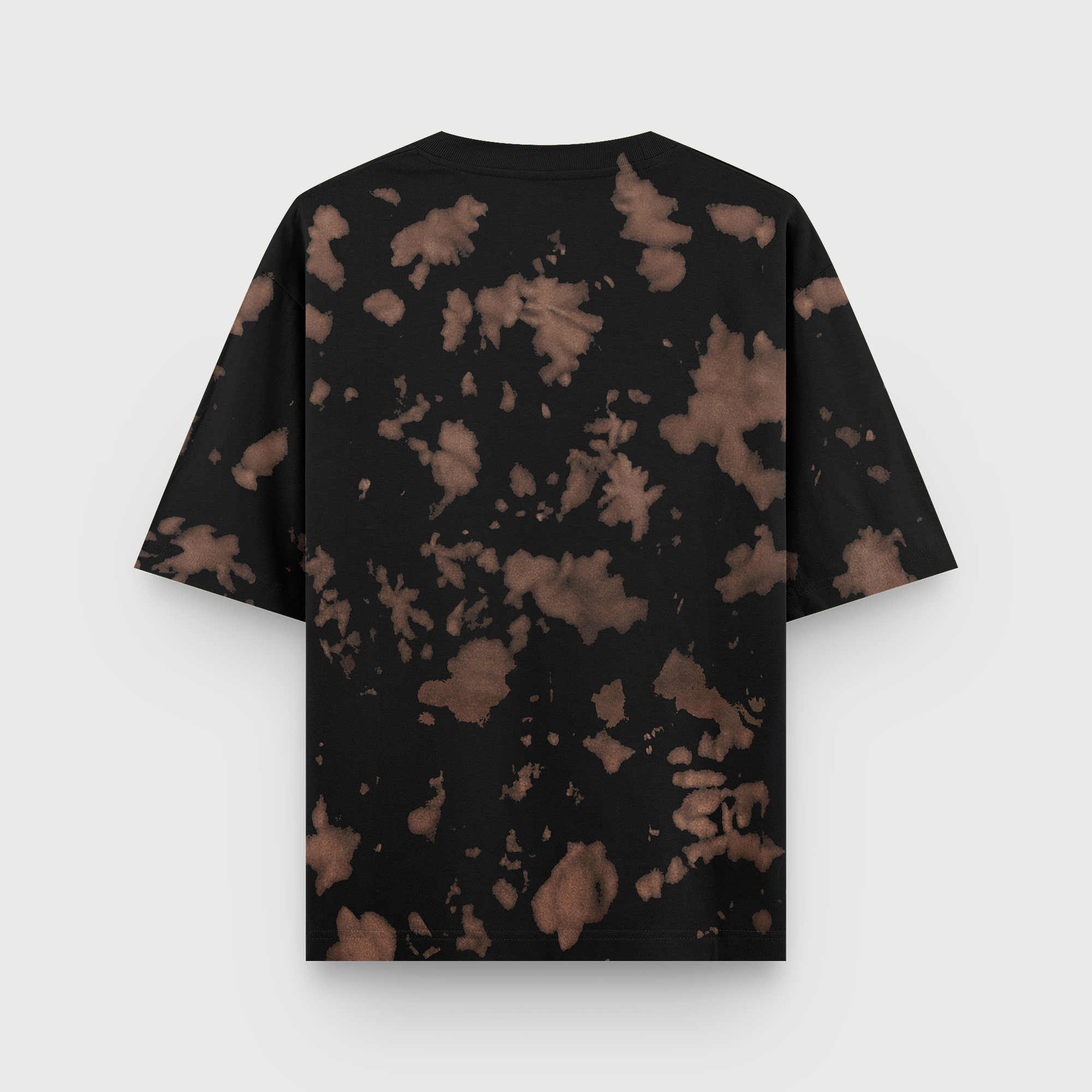 Tie Dye Brown Black Oversized T-Shirt