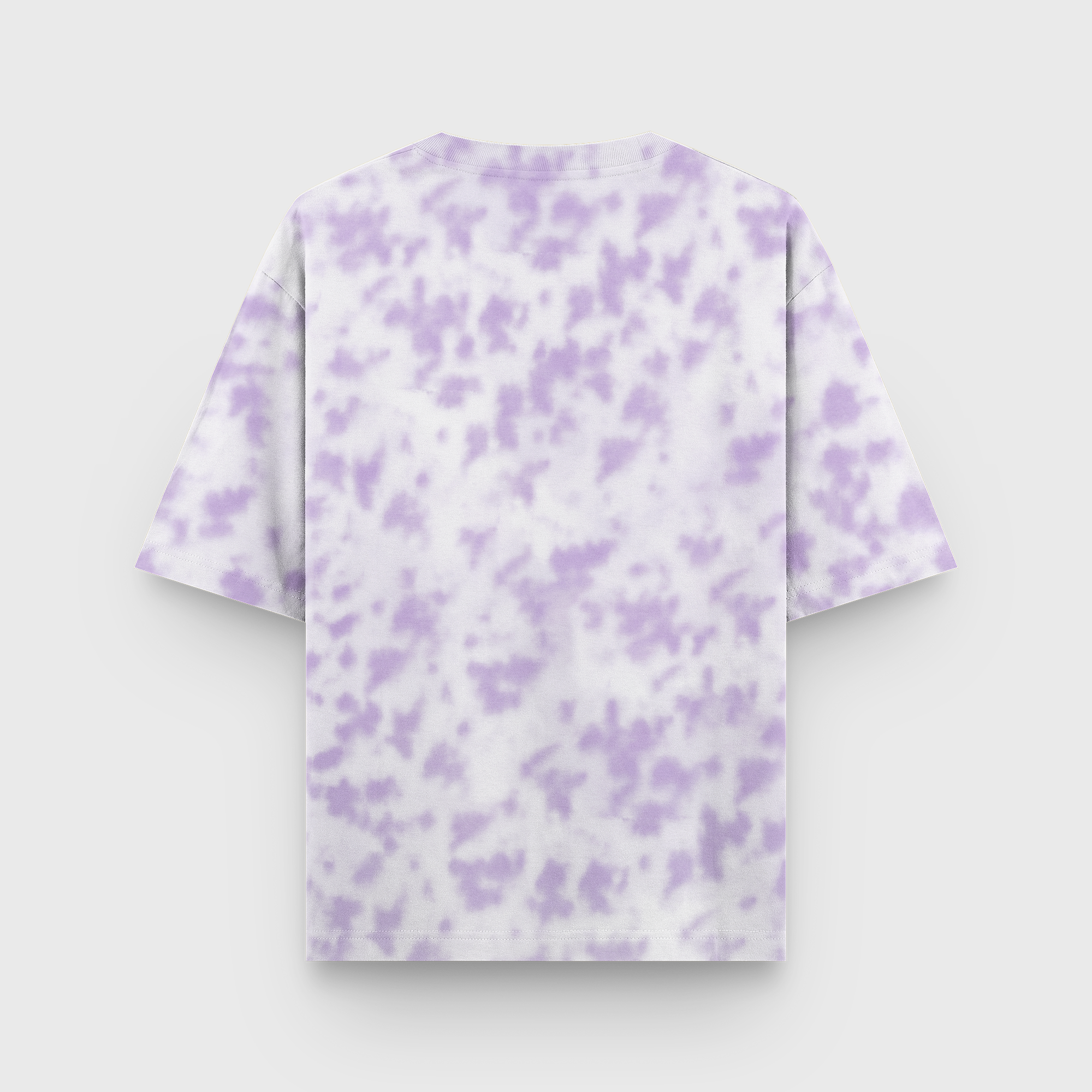 Tie Dye White Lavender Oversized T-Shirt