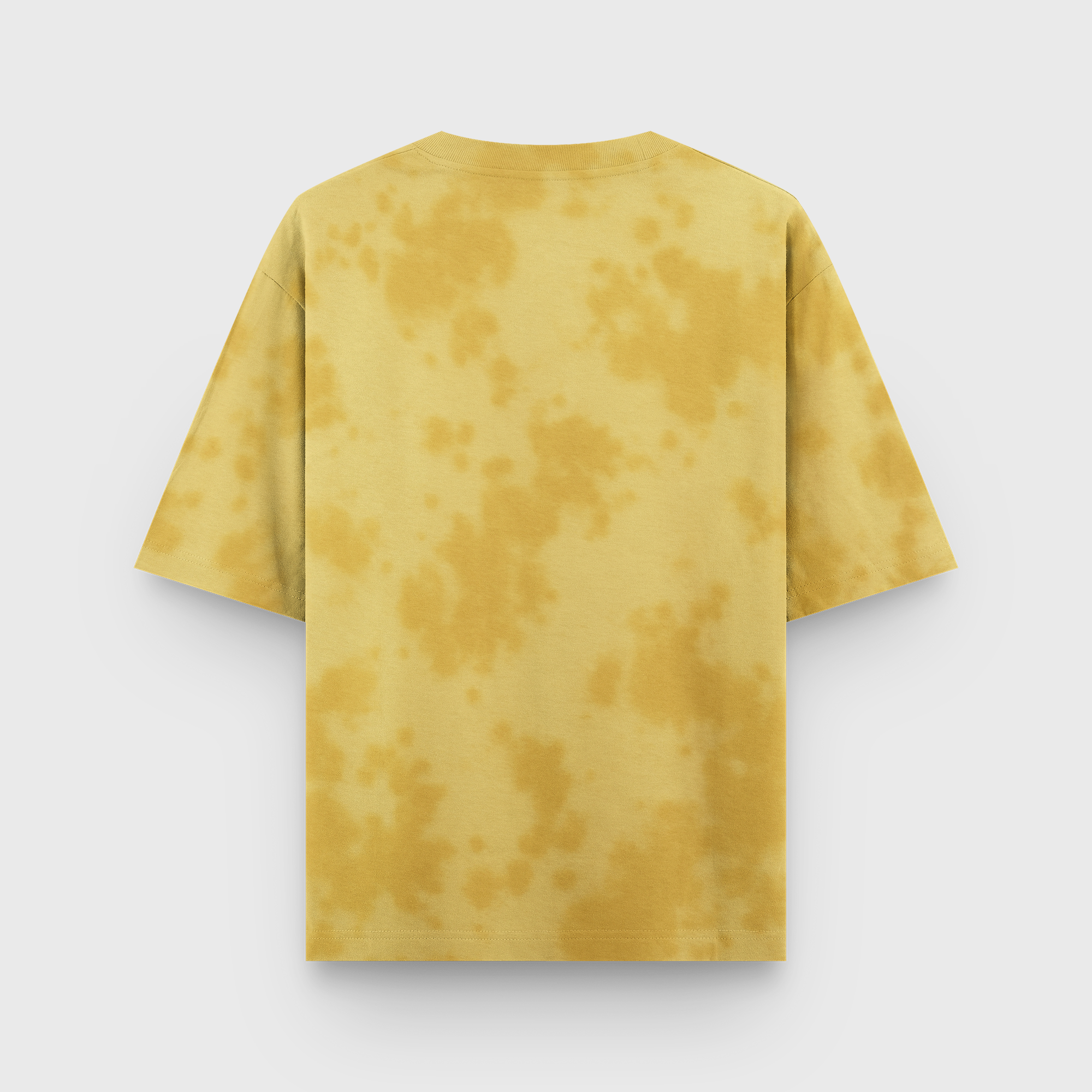 Tie Dye Yellow Oversized T-Shirt