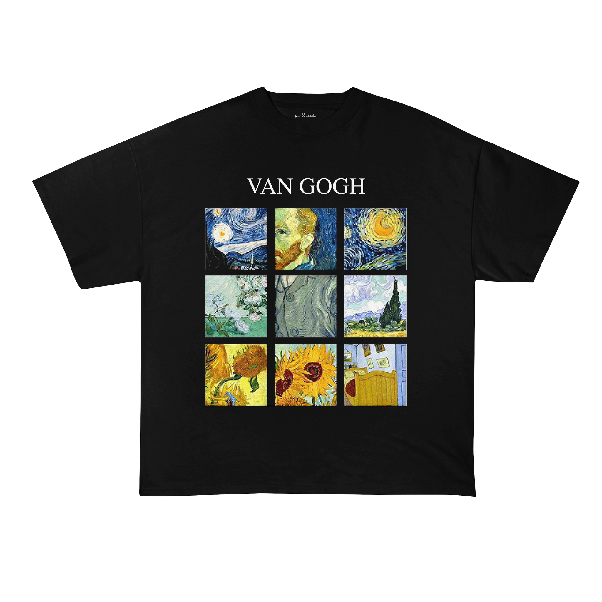 Van Gogh Collage Oversized Tee