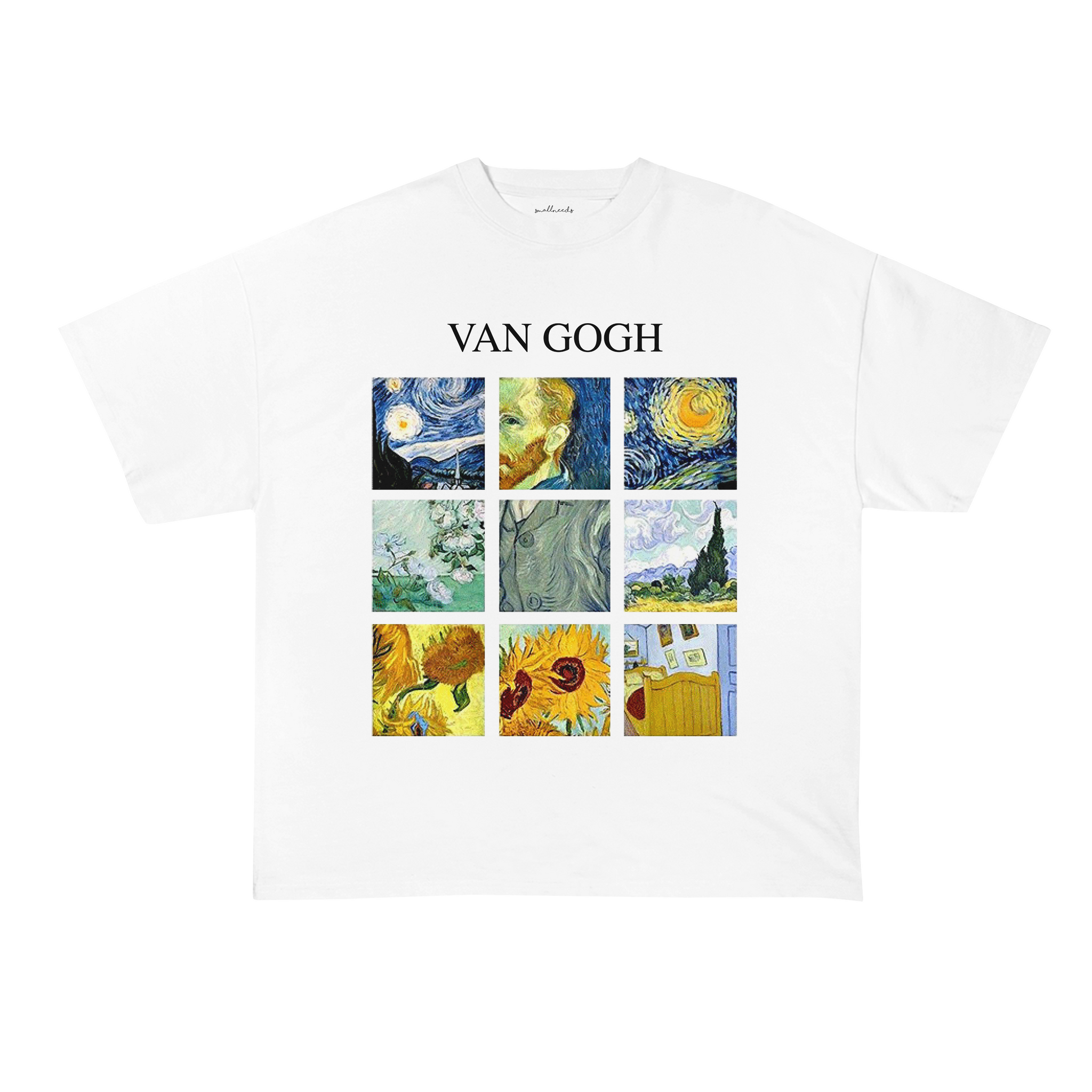 Van Gogh Collage Oversized Tee