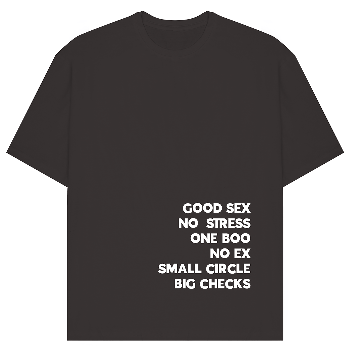 Good Sex No Stress Oversized T-Shirt
