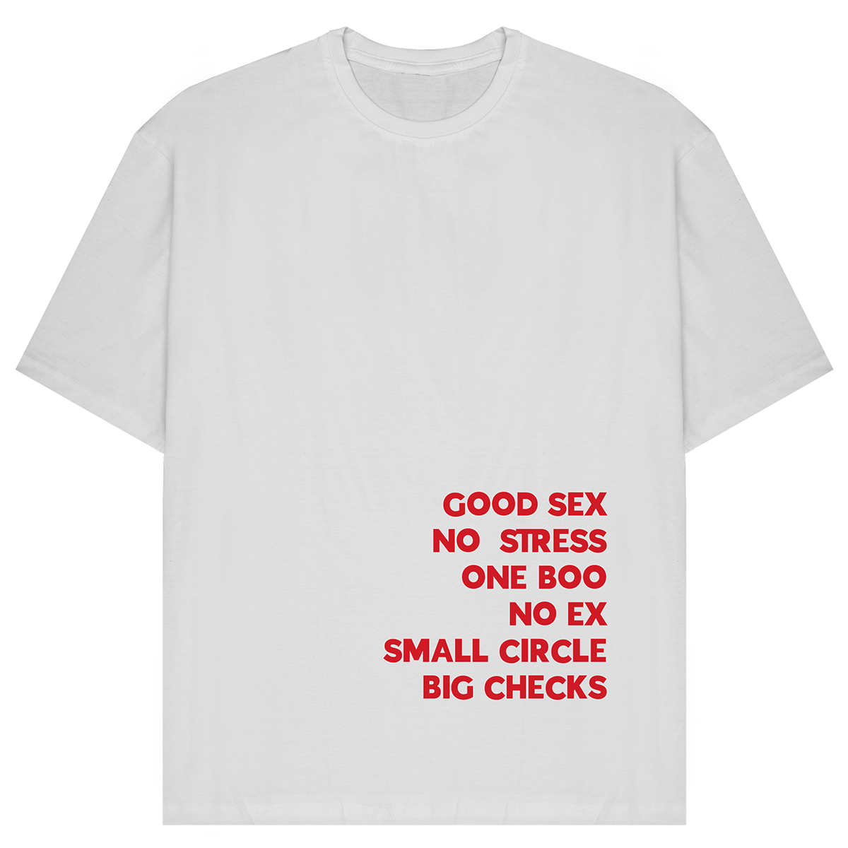 Good Sex No Stress Oversized T-Shirt