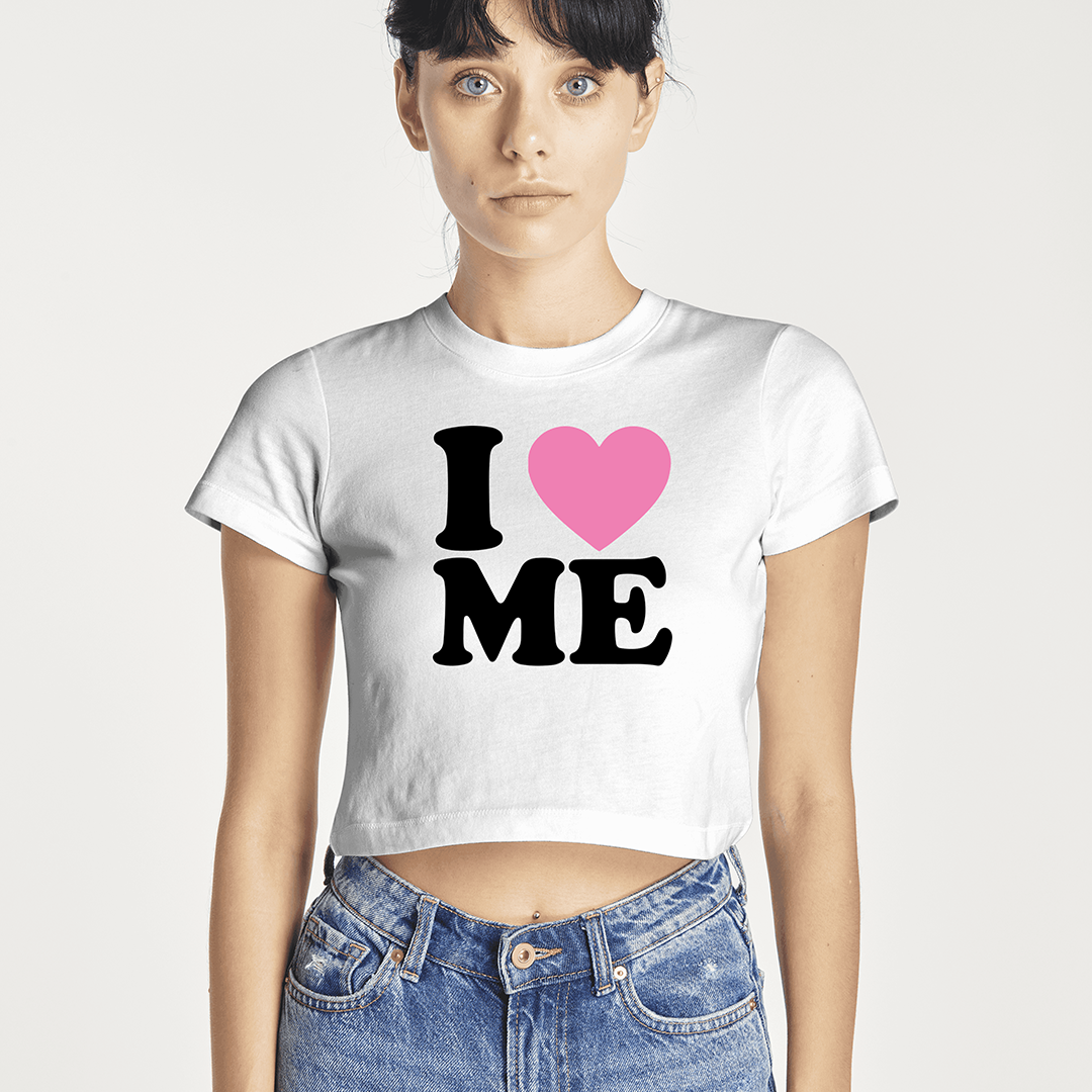 I Love Me Baby Tee | Crop Top