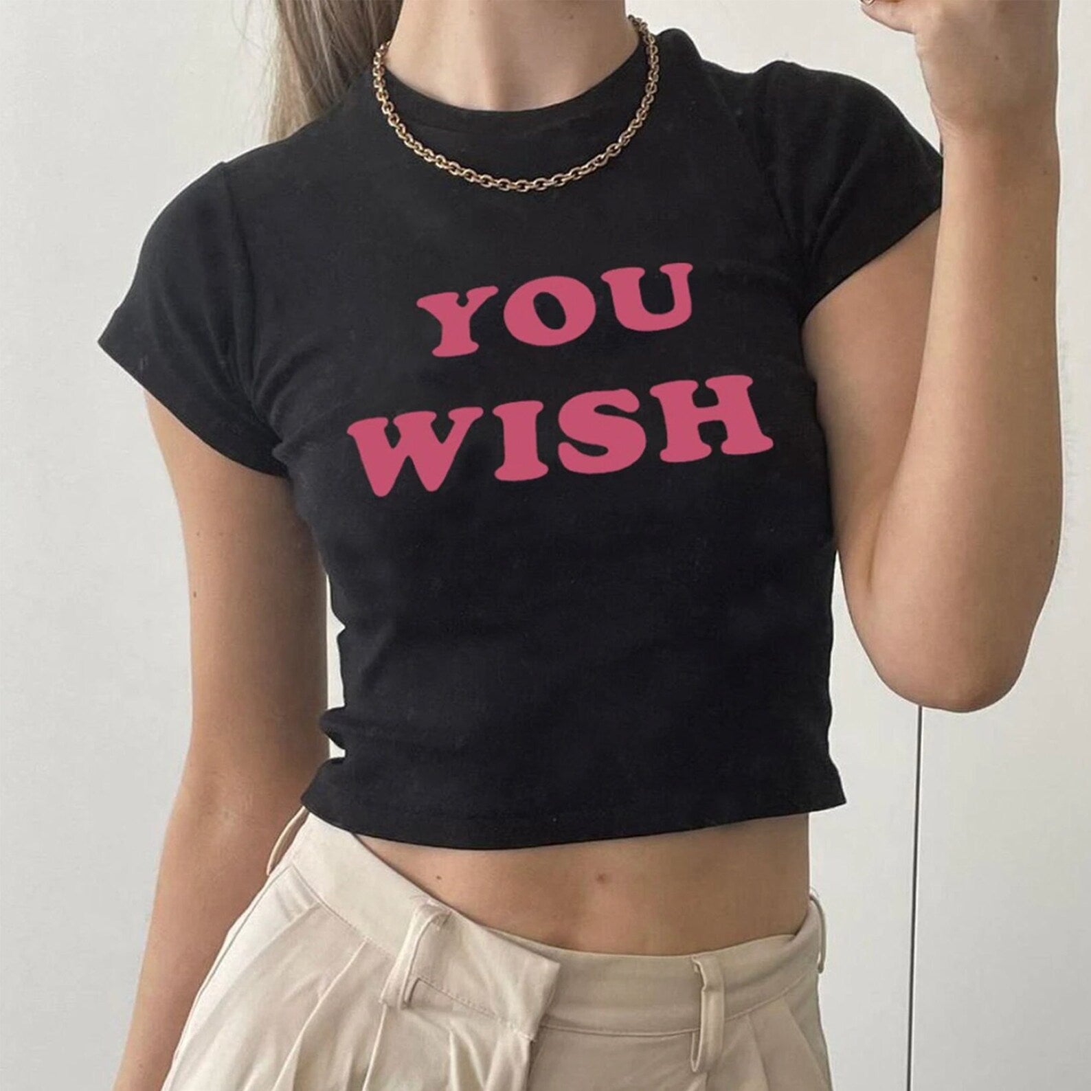 You Wish Baby Tee | Crop Top