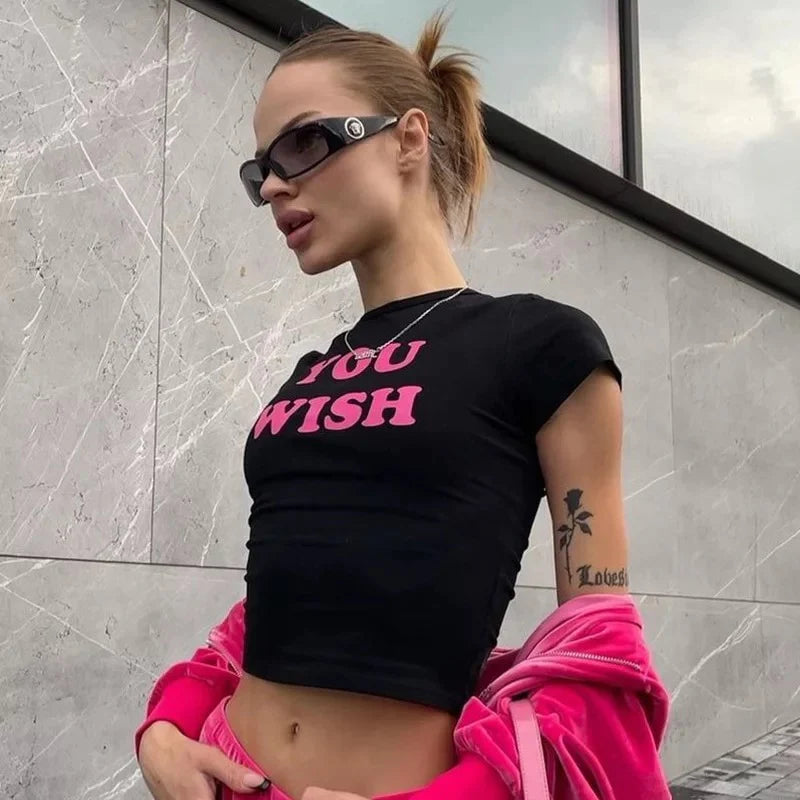 You Wish Baby Tee | Crop Top